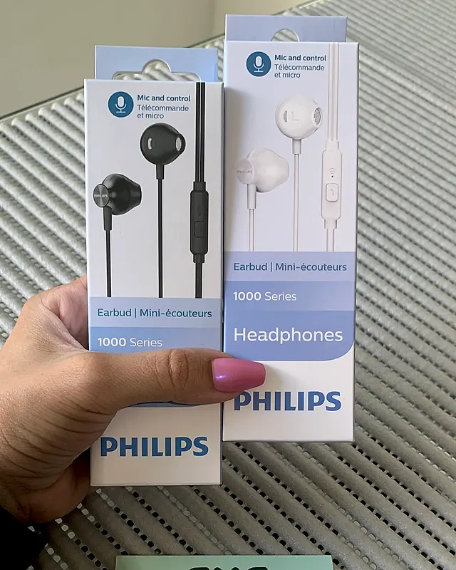 Fones de ouvido Philips com microfone
